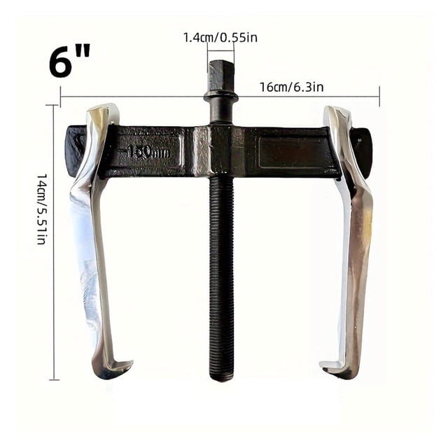 1-Pack 4/6/8 Inch Two-Jaw Puller Bearing Release Lifter Bearing Removal Quick Disconnect Bushing Automotive Repair Tool ,Multi-Functional Use