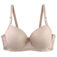 thumbnail image 2 of Aofany Womens Lightly Padded Underwire T-Shirt Bra Full Coverage Supportive Bras for Comfort Daily Wear, Adjustable Spaghetti Strap, 36B-46D, 2 of 9