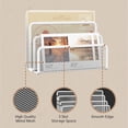 thumbnail image 3 of INTIGE Mail Organizer, Desktop File Organizer Mesh Metal Mail Holder Countertop with 3-Slot, Letter Sorter File Holder, 3 of 6