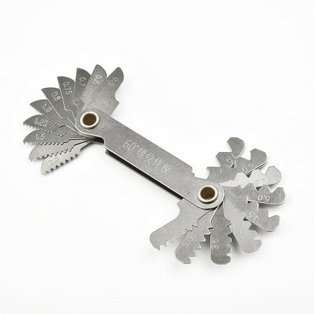 

Goodhd Thread pitch cutting gauge tool set 55 and 60° inch and metric