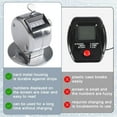 thumbnail image 4 of Clicker Counter Metal Click Counter 4-Digit Number Tally Click Counter with Base for Golf Baseball Boating Sports Braided Handheld Mechanical Click Counter (Silver), 4 of 5