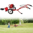 thumbnail image 6 of 2-Stroke 49cc Freestanding Hand-Push Weeder 3-in-1 Gas Powered Walk-Behind Lawn Mower with Weeding Baffle, 6 of 21