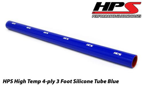 HPS 3 x 3 Long Straight Silicone Hose Coupler Tube HTST-3F-300-BLUE 