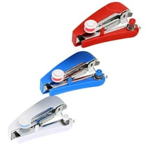 DRAFIDEEP 3Pcs Handheld Mini Sewing Machine Automatic Feed Basic Sewing For Travel And Home Maintenance 11.8X7.9X0.9in