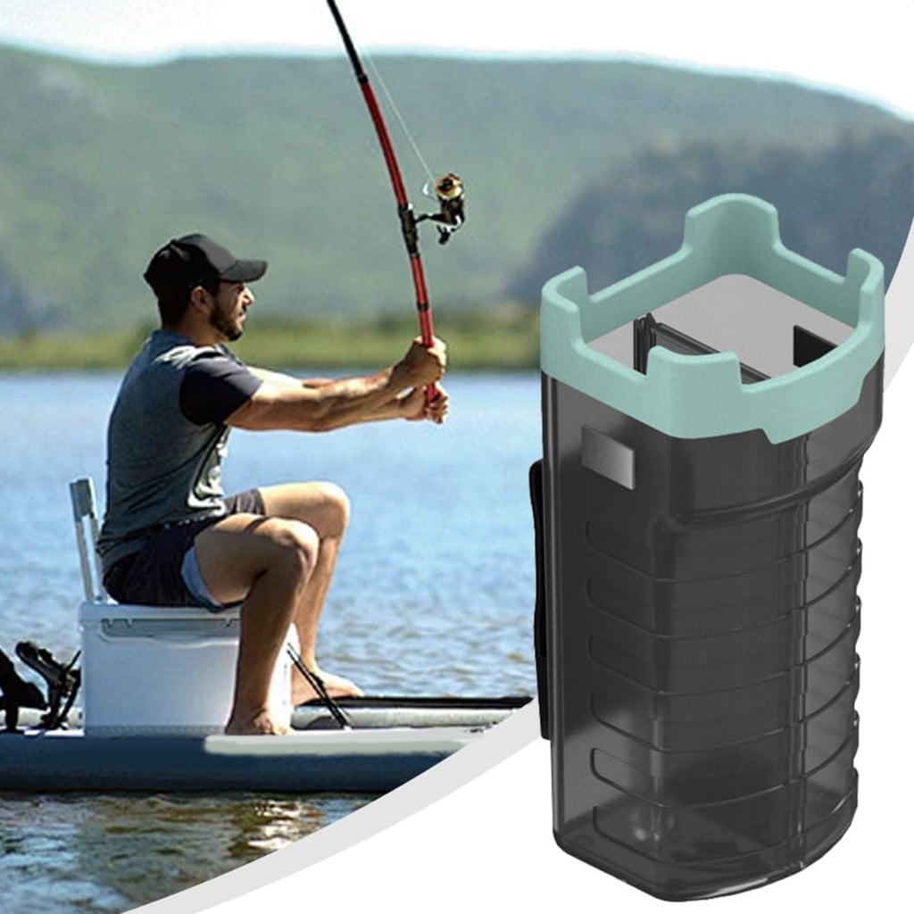 WINDLAND Fishing Box Water Bottle Mount Fishing Tackle Tool Outdoor Fishing Equipment Multifunctional Fishing Box Water Carriers