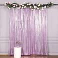 thumbnail image 2 of Efavormart 8ft Lavender Sequin Photo Booth Backdrop Photography Backdrop With Rod Pockets, 2 of 11
