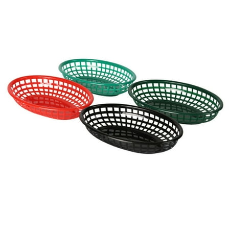 STRANDCHIC 6Pcs Serving Baskets for Snacks Plastic Food Container for Friends