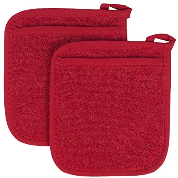 Ritz Royale Collection 100 Cotton Terry Cloth Pocket Mitt Set, Dual