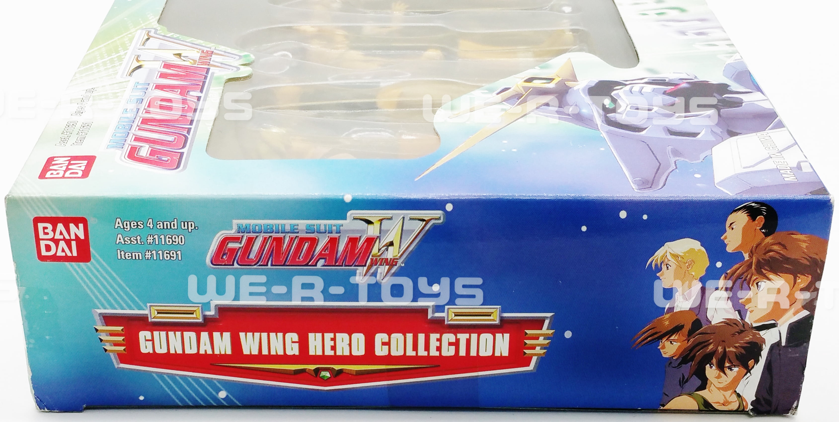 Mobile Suit Gundam Wing Hero Collection 7 Figure Set Bandai 1995