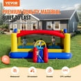 thumbnail image 6 of VEVOR Inflatable Bounce House with Slide and Blower - 177x173x80 Inch Trampoline for Kids 3-10 Years, Includes Storage Bag, Ideal for Outdoor Family Fun, 6 of 12