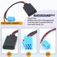 thumbnail image 5 of Aux Blue-Tooth Music Adapter Interface Wireless Radio Stereo Aux Cable for Alfa Romeo 147 156 159 Brera Mito Gt Giulietta, 5 of 5