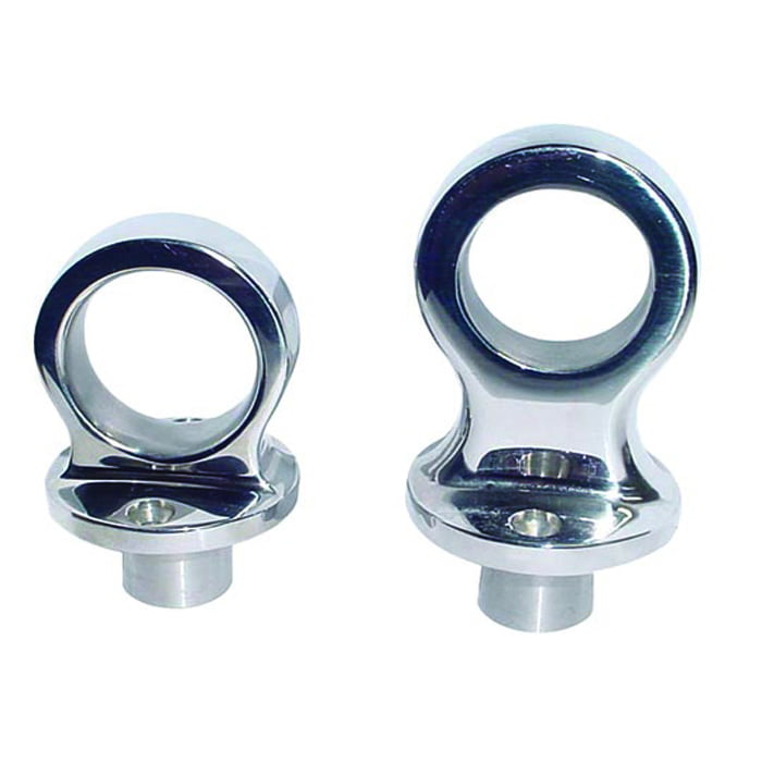 Boat Lifting Eye trim Ring  no Lifting Included 1 7/8" OD polished brass 