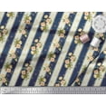 thumbnail image 3 of Soimoi Cotton Poplin Fabric Stripe,Leaves & Rose Floral Print Fabric by Yard 56 Inch Wide, 3 of 3