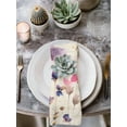 thumbnail image 2 of Purple Spring Floral Cloth Napkins Set of 8 Reusable Dinner Napkins, Vintage Flowers Farmhouse Watercolor Cocktail Napkin Washable Table Napkins for Wedding/Holiday Party/Baby Shower 20"x20", 2 of 7