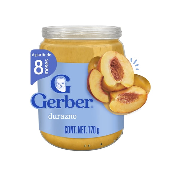 Papilla Gerber Cosecha natural etapa 3 durazno 170 g