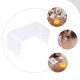 thumbnail image 2 of KAKOWELY Modelo de mesa de té decorativa, mesa de té transparente, mini decoración de casa, accesorios para casa de muñecas, 2 of 5