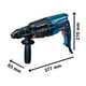 thumbnail image 4 of Martillo Perforador Sds Plus Bosch Gbh 2-26 Dre 800w 900rpm azul Estándar, 4 of 6