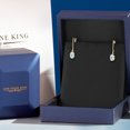 thumbnail image 5 of Gem Stone King 14K Yellow Gold Sky Blue Aquamarine Earrings for Women | 1.00 Cttw | Gemstone March Birthstone | Oval 6X4MM, 5 of 6
