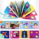 thumbnail image 3 of Libro educativo interactivo para bebé tablero de fieltro para bebé de 3 años juguetes de lectura sensoriales Montessori desarrollo de habilidades para la vida, 3 of 5