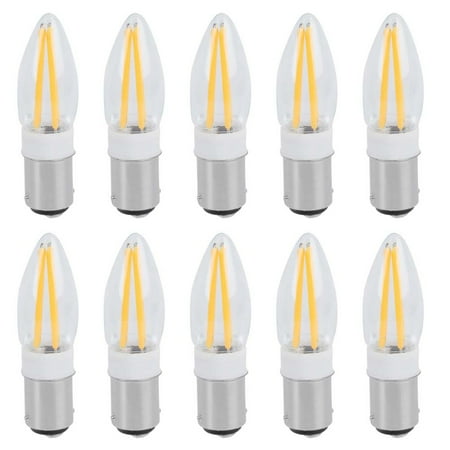 

CNMF 10Pcs B15 LED Bulbs AC110V 3W Light Bulb For Chandelier Ceiling Wall Lamp Warm White