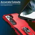 thumbnail image 5 of for Galaxy S21 FE Case,Heavy Duty Shockproof Phone Case for Samsung Galaxy S21 FE 5G Phone Case Red+Black, 5 of 12