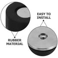 thumbnail image 5 of Heavy Duty Door Stopper Cylindrical Floor Door Stopper Stainless Steel Door Stopper with Rubber Bumper Safety Floor Mount Doorstop with Screws, 5 of 8