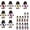 5 colors-30pc, variant on 30pcs Little Jesus Figures Jesus Loves You Mini Jesus Figures Hide and Seek Religious Party Favors Sunday School Baptism Gifts