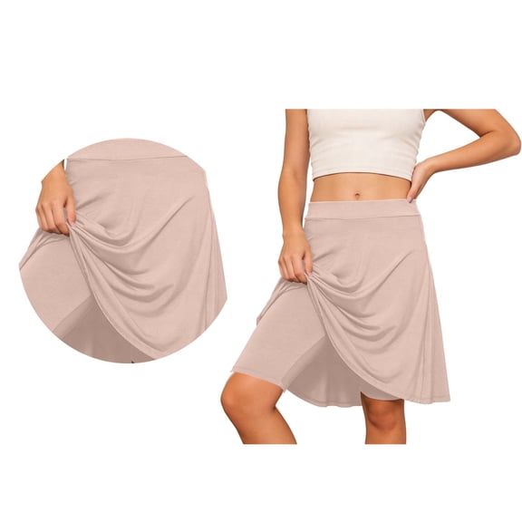 Tween Uniform Skirt A-Line Pleated Skort with Shorts Back To School Outfits for Girls School Tennis Skirts 12-13 Years