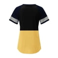 thumbnail image 4 of TSADFHJI Chandail en Molleton pour Femmes Imprimé Mode Décontractée Col Rond Manches Courtes T-Shirt Jaune, 4 of 5