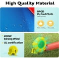 thumbnail image 3 of SPECSTAR Inflatable Bounce House Water Bouncer Jumping Castle with 450W Air Blower, Double Water Slide, Sprinkler, Splash Pool, Basketball Hoop, Water Gun, Climbing Wall for Kids Outdoor Backyard, 3 of 9