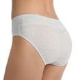 thumbnail image 4 of Women's Warner's 5638 No Pinching No Problems Micro V Hipster Panty (Mocha M), 4 of 4