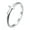 Female Silver, variant on Matching Couple Cross Ring for Her and His Stainless Steel Wedding Band Male Black Size 8