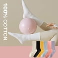 thumbnail image 4 of LUVCLS Calcetines de yoga de tubo medio para mujer Calcetines deportivos profesionales Fitness/baile/Pilates=, 4 of 7