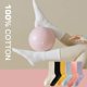 thumbnail image 2 of Calcetines de yoga a media pantorrilla para mujer, calcetines deportivos profesionales para fitness/danza/pilates, баё, 2 of 6