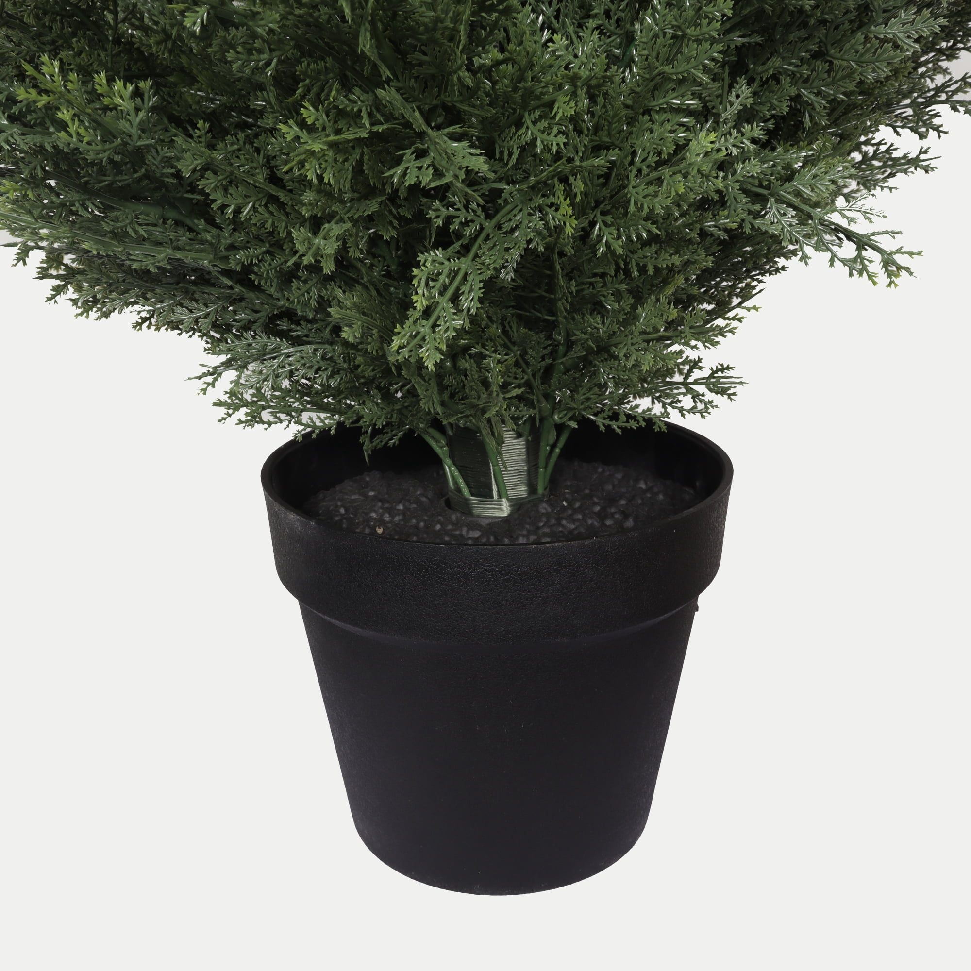 5FT Artificial Cypress Tree Tall Fake Topiary Cypress Tree Realistic Indoor Outdoor Plants for Home Decor Housewarming Gift