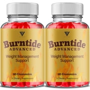 (2 Pack) Burntide Advanced Gummies, Burntyde Weight Management (120 Gummies)