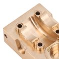 thumbnail image 3 of Brass Diff Axle Cover Counterweight W/Guard Protection Plate Fit for SCX24 AXI00002 90081 1/24 Car, 3 of 8