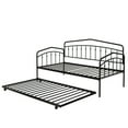 thumbnail image 4 of Tcbosik Twin Size Daybed with Trundle, Metal Sofa Bed Frame, Anti-Noise, Easy Assembly, Black, 4 of 9