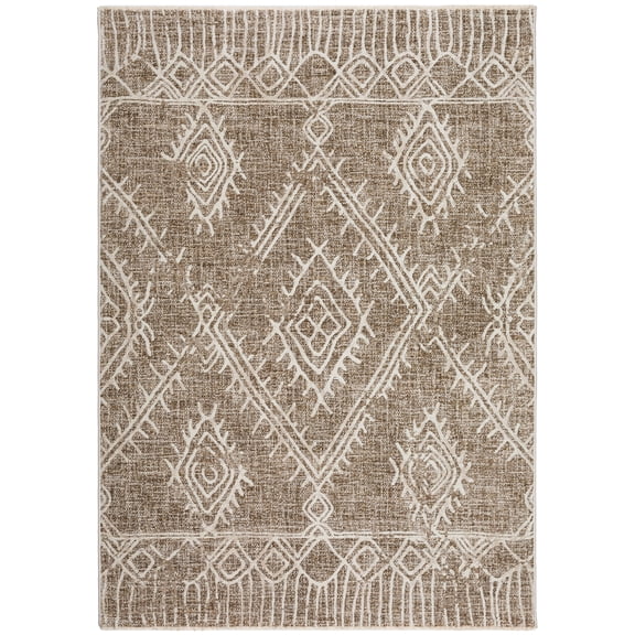 Dalyn Izmir Area Rug IZ1-Mocha IZ1MO3X5 Mocha, 3'3" x 5'3"
