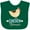 Green, variant on Inktastic Chicken Farmer Boys or Girls Baby Bib
