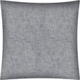 thumbnail image 3 of 17" X 17" Light Gray Zippered Solid Color Throw Indoor Outdoor Pillow Cover, 3 of 6