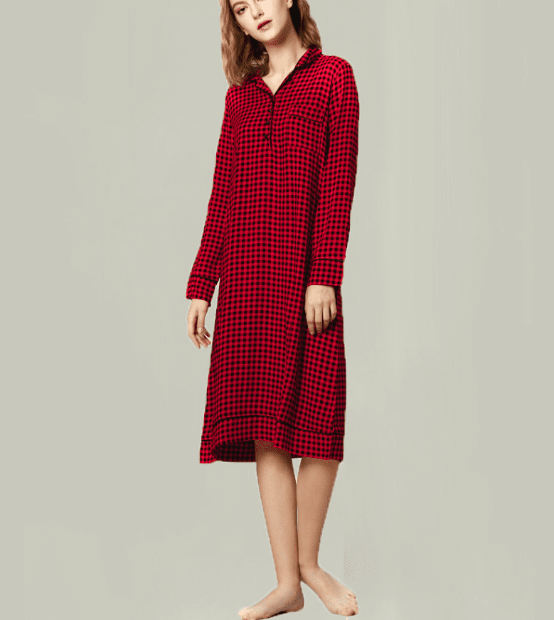 Women Flannel Sexy Nighties 