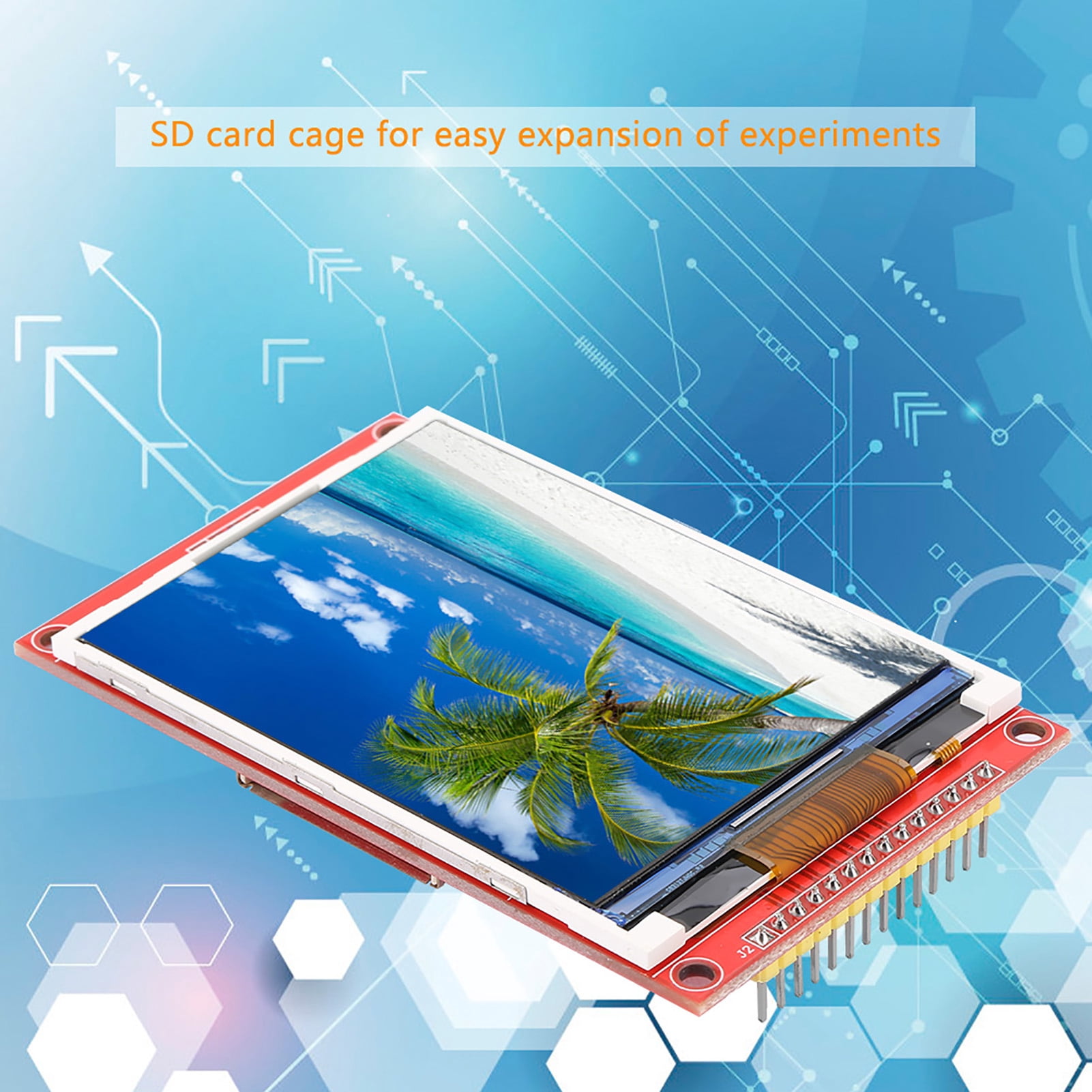 Module LCD 3.2 Pouces TFT 240x320 SPI Tactile Avec Carte SD - Écran Couleur Pour Arduino Raspberry