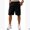 Black, variant on Liacowi Mens Cargo Shorts Elasticated Waist Casual Cotton Combat Pants