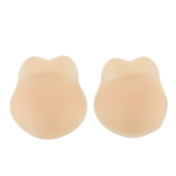 Silicone Pasties Cover Reusable Adhesive Bust Pasty Sticky Rabbit Ears Shape for Women Party Wedding Daily Wear One Pair