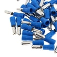 thumbnail image 4 of de CONECTORES de TERMINALES de CONEXIONES ELÉCTRICAS AISLADAS 100 PCS Azul Cola Kit de conector de terminales, 4 of 8