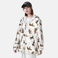 thumbnail image 3 of KLL Veste à Capuche Extérieure Protection Solaire UPF 50+ pour Hommes et Femmes avec Imprimé Chien Berger Allemand, Manches Longues, Chemise de Pêche Randonnée performance-3TG, 3 of 7