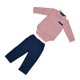 thumbnail image 4 of Boy Shirts Pants Set, Cotton Polyester Fiber Machine Washable Simple Cute Exquisite Workmanship Baby Boy Gentleman Suit  For Children Kid For Birthday Parties ANGGREK Rosa 90cm, 4 of 8