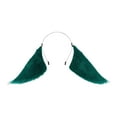 thumbnail image 4 of Diadema con orejas de zorro Yinane verde, sombreros de cosplay, 4 of 8