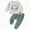 H135-Green, variant on TOWED22 Toddler Boy Clothes Long Sleeve Pullover Sweatshirt Tops Jogger Pant Sets 2 Piece Outfit Fall Winter Baby Boy Outfits Clothing Set(Green,0-6 M)